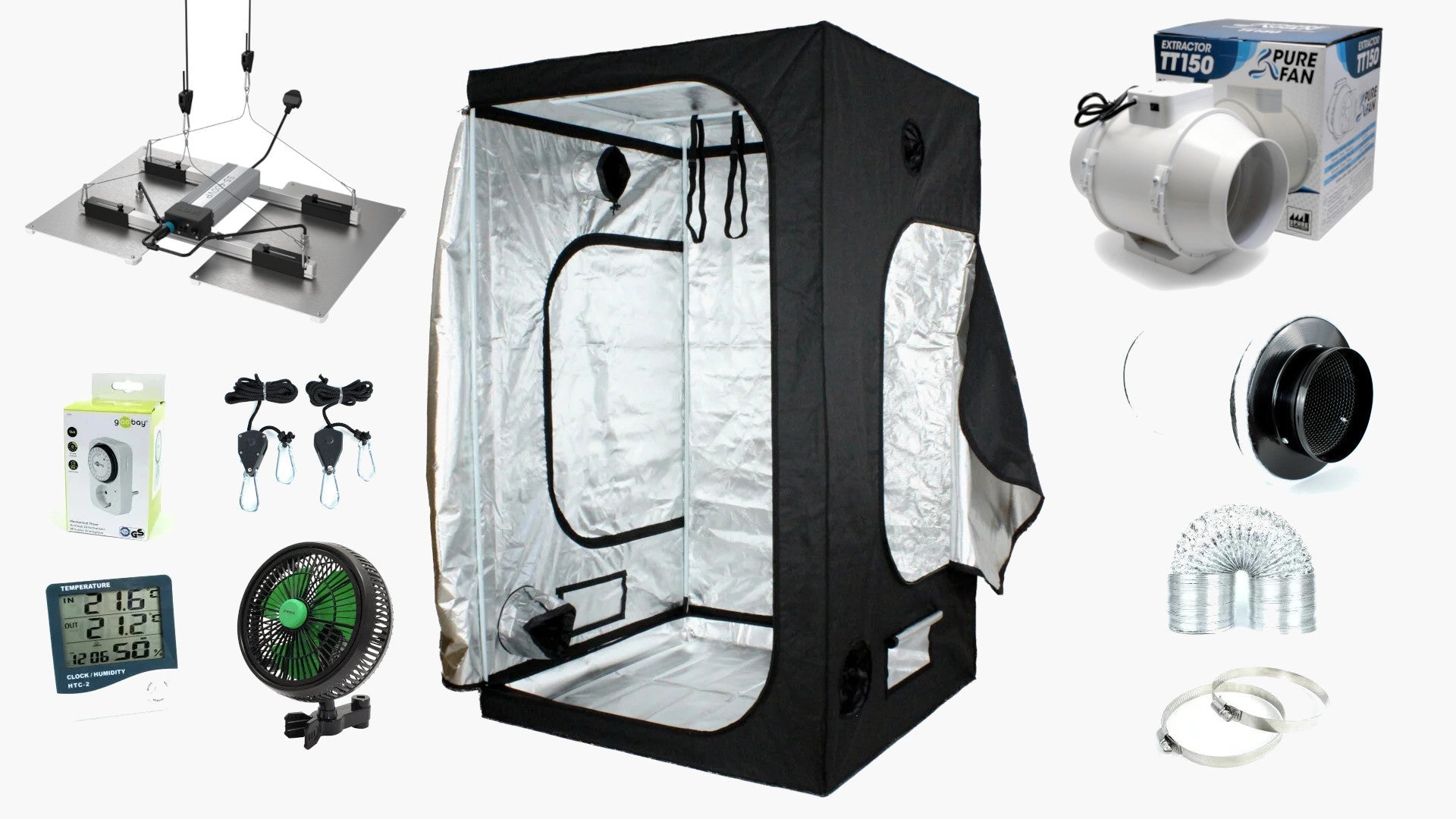 Growbox Komplettset Growzelt Set